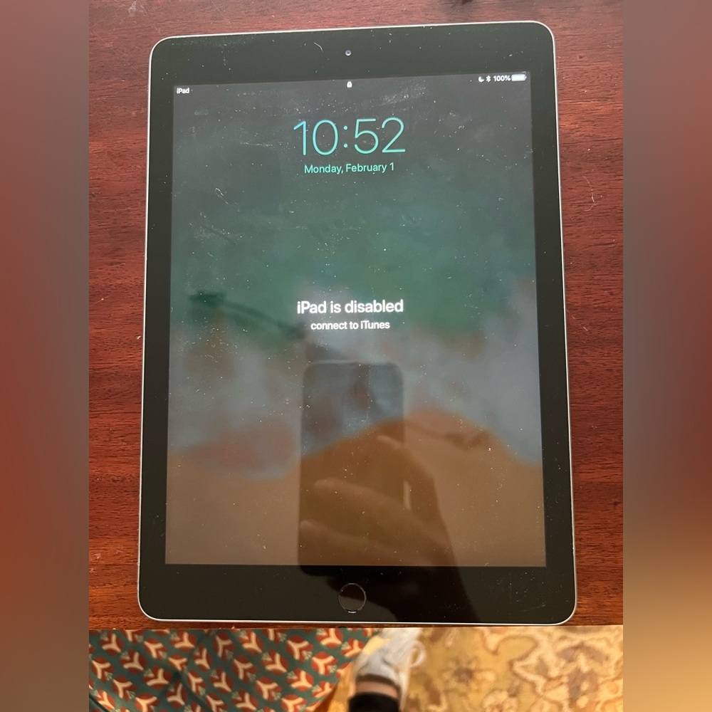 Apple iPad - Black and Silver